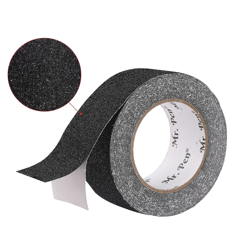 [Australia - AusPower] - Mr. Pen- Grip Tape, 2 Inch, 23 Feet, Anti Slip Tape, Non Skid Tape, Grip Tape for Stairs, Non Slip Tape, Friction Tape, Stair Grips Non Slip, Black Grip Tape, Grip Tape Roll, Waterproof Grip Tape 