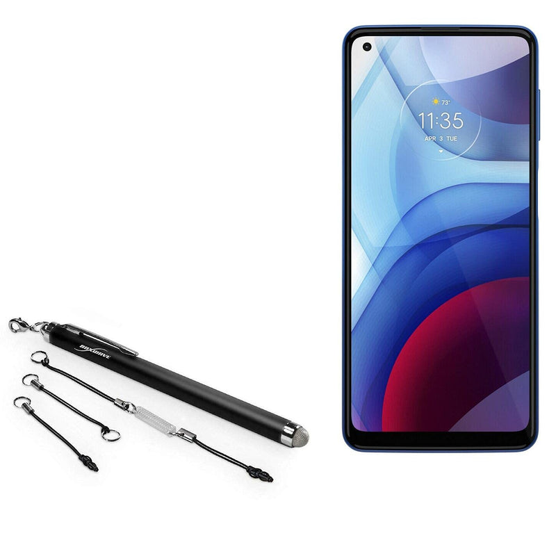 [Australia - AusPower] - Stylus Pen for Motorola Moto G Power (2021) (Stylus Pen by BoxWave) - EverTouch Capacitive Stylus, Fiber Tip Capacitive Stylus Pen for Motorola Moto G Power (2021) - Jet Black 