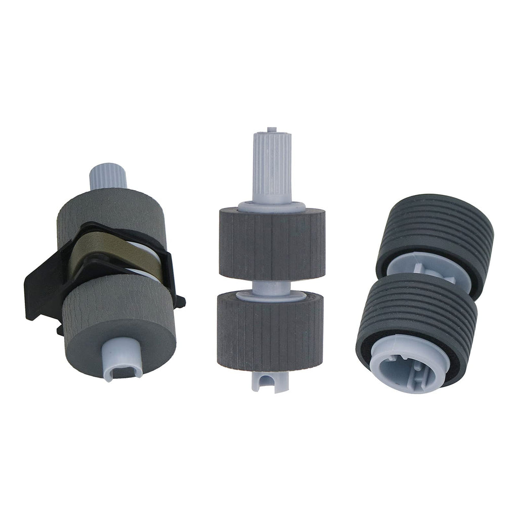 [Australia - AusPower] - Intendvision Replacement Scanner Brake Roller and Pick Roller Set Compatible for Fujitsu fi-6670 fi-6670A fi-6770 fi-6770A fi-6750 fi-6750S fi-5650 fi-5650C fi-5750 fi-5750C, PA03338-K011 PA03576-K010 