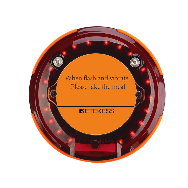[Australia - AusPower] - Retekess TD156 Single Buzzer,Wireless Pager Long Range,IP67 Waterproof Pager,Timeout Reminder,Out of Range Alarm for Hospital,Winery,Warehouse,Office 
