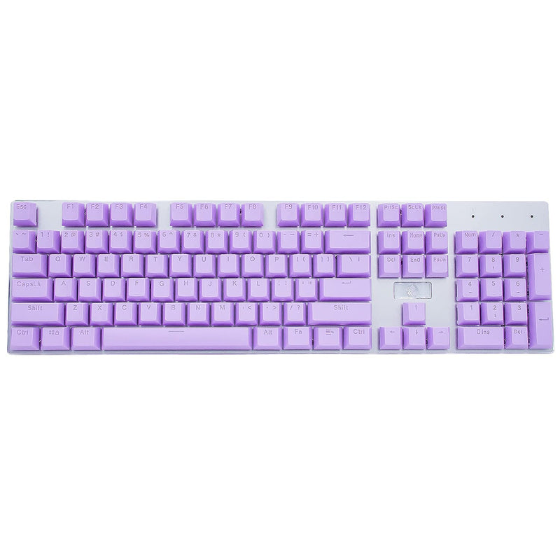 [Australia - AusPower] - Granvela Keycaps, ABS Keycap Sets for Mechanical Keyboards | 104 Keys | OEM Profile | ANSI US-Layout | Macaron | DIY - Light Purple 