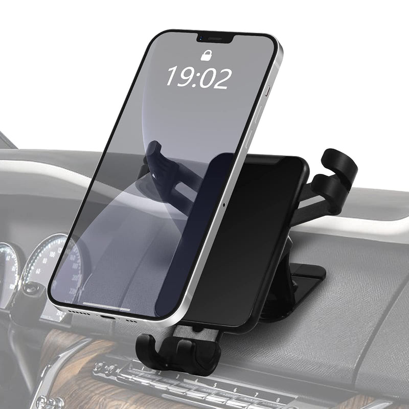 [Australia - AusPower] - OKEECA Car Phone Holder Mount 2021 Upgraded Gravity Phone Holder for Car Suitable for All Kinds of Car Models Auto Lock Hands Cell Phone Car Mount Compatible with 4-6.7 Inch Smartphone-Black Black 