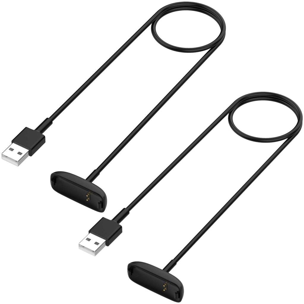 [Australia - AusPower] - Smart Watch Charger Compatible with Fitbit Inspire 2 (Not for Inspire hr & Luxe),Fitbit Charger Cable for Inspire 2 Charging Cable Replacement,Only for Inspire 2 Fitness Tracker (3.3 Ft,2Pack) 2-pack 