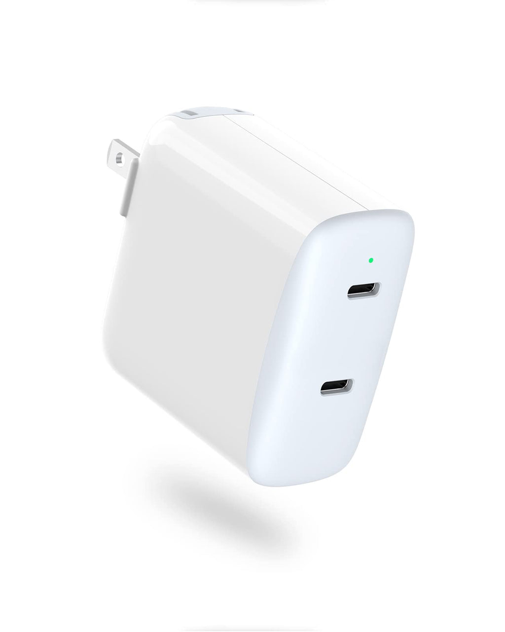 [Australia - AusPower] - USB C Wall Charger, 40W Dual USB C Charger for iPhone 13/13 Pro/13 Pro Max, 12/11, iPad, iWatch, Samsung, Google, 2-Port 20W Power Adapter with Foldable Plug 