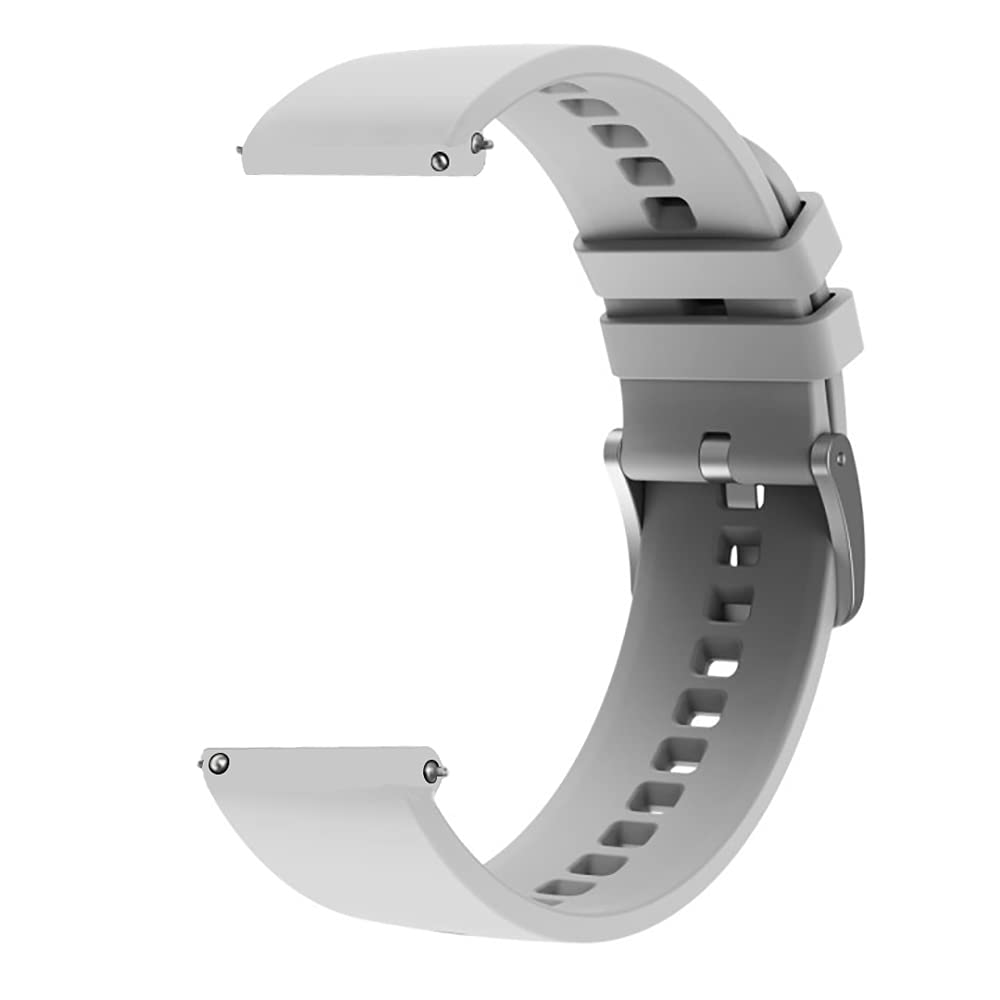 [Australia - AusPower] - Smart Watch strap 20mm for women men‘s smartwatch grey 