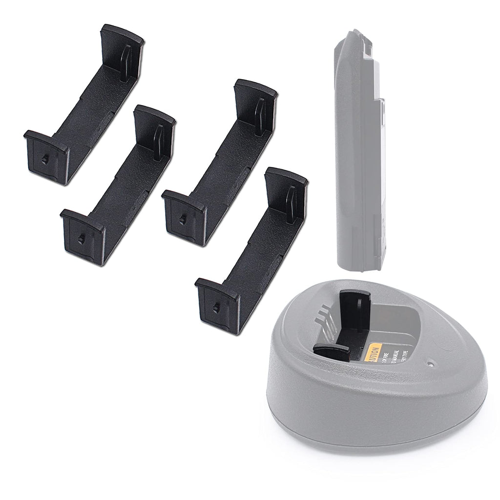 [Australia - AusPower] - Wpln4137 Wpln4137BR Charger Base Accessories Battery Locating Rail Compatible for Motorola Radio CP200 CP200D CP200XLS CP040 CP180 PR400 DP1400 EP450 EP450S -4pc 