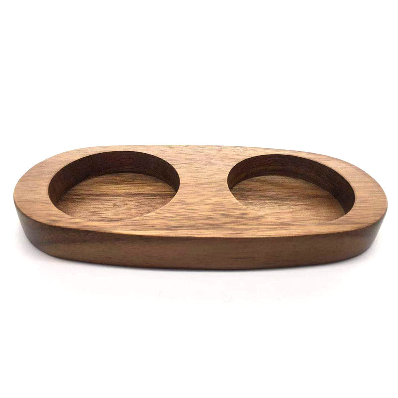[Australia - AusPower] - Salt and Pepper Mill Tray,Acacia Wood Tray, Salt & Pepper Grinder Accessories（Inner Dia 5.8cm）fit many Mills & Shakers Wooden Tray(Inner Dia 5.8cm) 