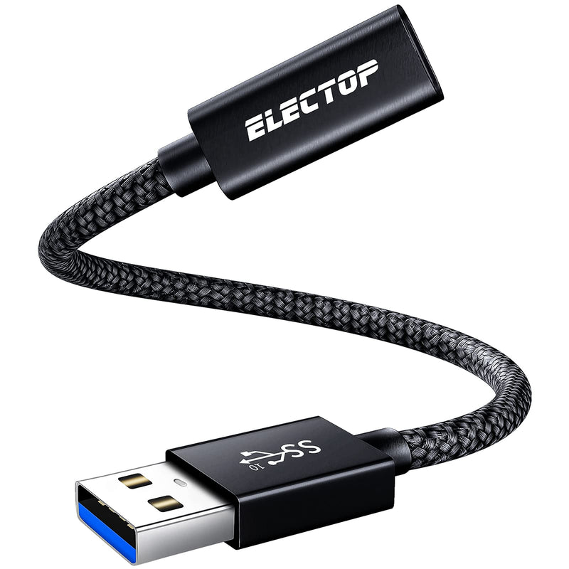 [Australia - AusPower] - [10Gbps] USB C Female to USB Male Adapter Cable, Electop USB 3.1 GEN 2 USB C Converter, Support Double Sided 10Gbps Data Transfer & Power Charging, USB A 3.1 to USB-C Cable 