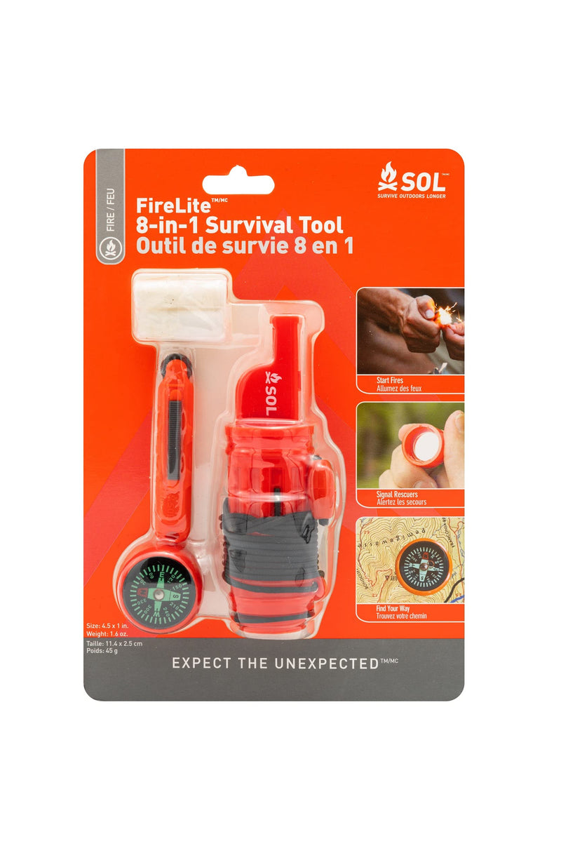 [Australia - AusPower] - SOL Fire Lite 8-in-1 Survival Tool - (Pack of 2) 
