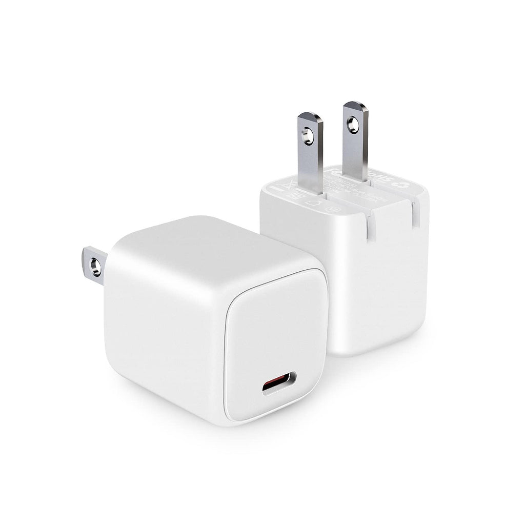 [Australia - AusPower] - USB C Wall Charger Block iPhone 13 Charger Type C Charger 20W Mini iPhone Charger Fast Charging Foldable for iPhone 12 11 Pro Max SE XS XR X Apple Watch MacBook iPad AirPods Samsung Galaxy S22 Pixel 