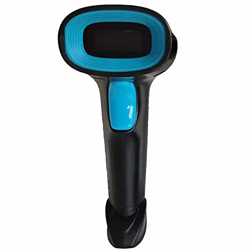 [Australia - AusPower] - Handheld 1D Barcode Scanner Wired USB Automatic Bar Code Reade for Supermarket, Convenience Store, Warehouse Black 1d, blue 