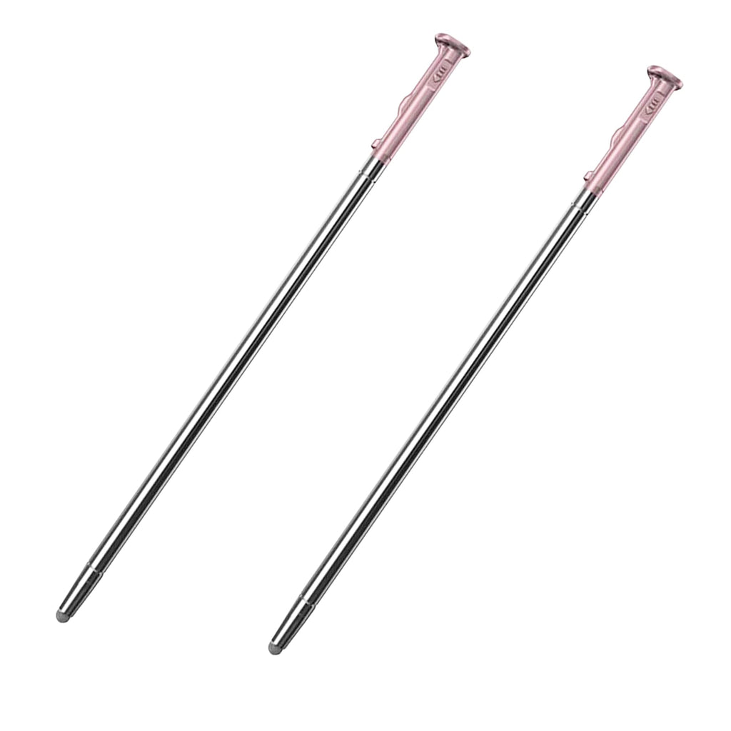[Australia - AusPower] - 2 Pack Rose Red Touch Pen Screen Stylus Pen Sensor Stylus S Pen Can be Detected Replacement Parts for LG Stylo 5,Stylo 5 Plus,Q730 2pcs,rose red 