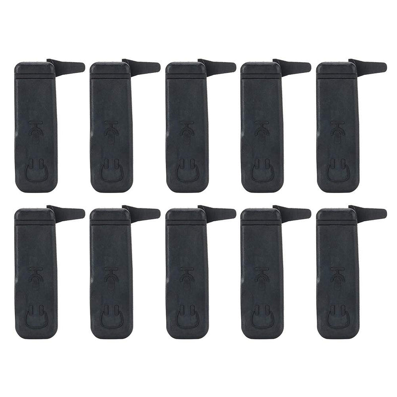[Australia - AusPower] - PUSOKEI 10Pcs Dust Cover for Radio for Motorola, Two Way Radio Headphone Jack for CP200 CP040 CP140 CP160 CP180 GP3188 GP3688 EP450 Two Way Radio, Silicone Dustproof Cover Accessory 