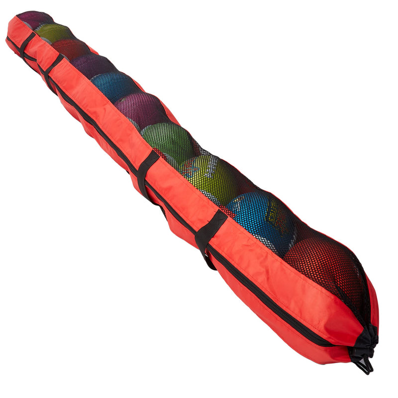 [Australia - AusPower] - XL Football Carrying Bag – Extra-long 93" Sports Duffel with Backpacking Carry Strap – Holds 10 Footballs - Travel Bag for Multiple Balls & Small Accessories - Practice, Training, Games & Workouts 