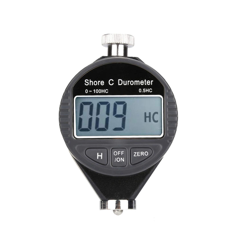 [Australia - AusPower] - Durometer Meter, LCD Hardness Meter, Digital Durometer Gauge, 1Pc Digital 100HD C Durometer Shore Rubber Hardness Tester LCD Display Meter with Storage Box Fit for Rubber, Silica Gel, Tire, Plastic 