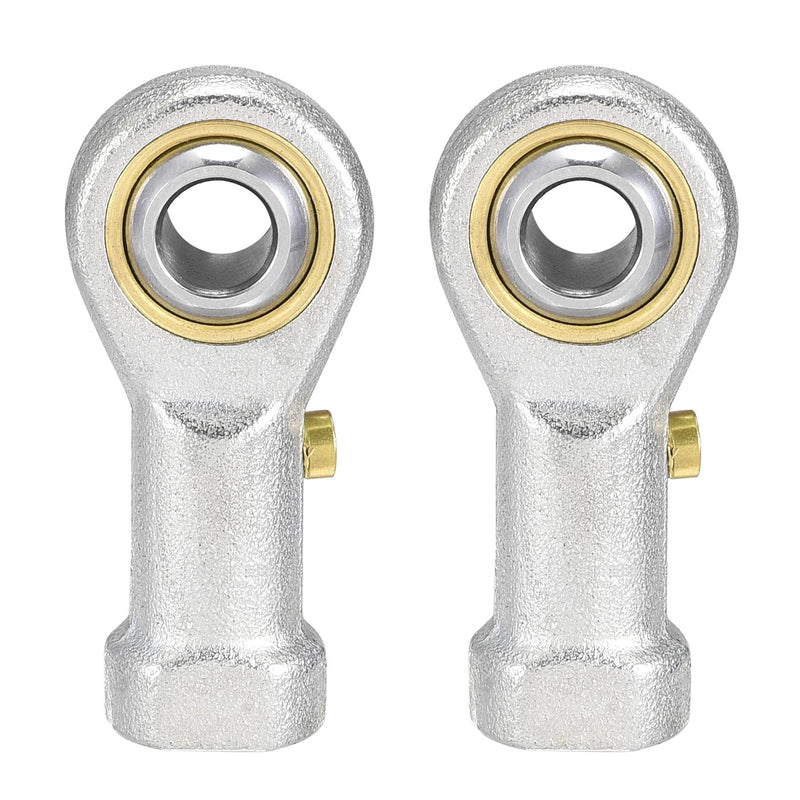 [Australia - AusPower] - uxcell PHSB4 Rod End Bearings 1/4-inch Bore Pre-Lubricated Bearings 1/4-28 Female Thread Left Hand 2pcs 1/4" 