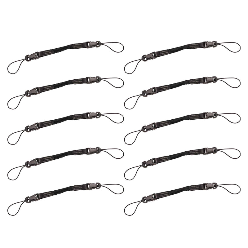 [Australia - AusPower] - Ergodyne Squids 3136 Barcode Scanner Adaptor Straps, Carrying Strap for Bar Code Scanners, 10- Pack, Black 