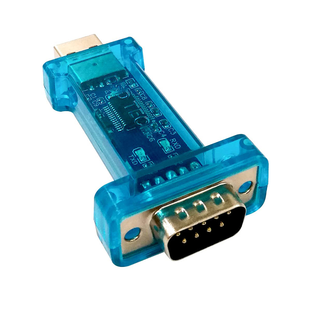 [Australia - AusPower] - DSD TECH SH-S10B USB to Serial RS232 DB9 Adapter with Pl2303GT for Windows 10 8 7 Liunx Mac OS Blue-male 