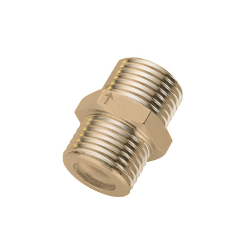 [Australia - AusPower] - Hooshing Brass Check Valve 1/2" Male to 1/2" Male Thread Non Return One Way Prevent Backflow Male to Male 