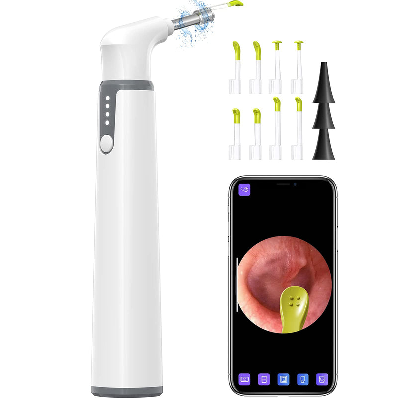 [Australia - AusPower] - Wireless Otoscope Ear Wax Removal Camera, Ear Scope with 3.9mm Ultra-Thin Lens, Ear Cleaning Camera with Lights, Otoscope Camera for Children and Adults, Compatible with iPhone and Android 