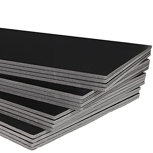 [Australia - AusPower] - 20 Pack 11x14 inch Black Foam Boards, Foam Core Backing Boards 3/16 Inch Thick Double 
