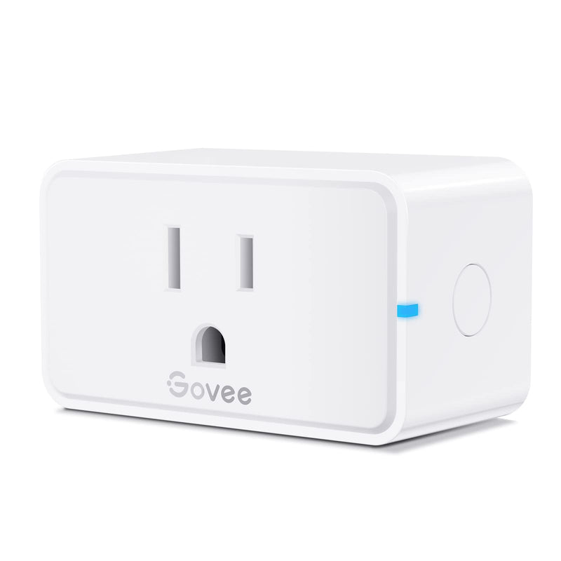 [Australia - AusPower] - Govee Smart Plug, WiFi Bluetooth Outlet 1 Pack Work with Alexa and Google Assistant, 15A WiFi Plugs with Multiple Timers, Govee Home APP Group Control Remotely, No Hub Required, ETL&FCC Certified 