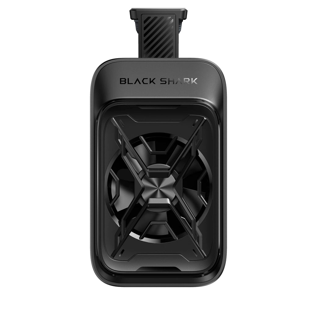 [Australia - AusPower] - Black Shark Phone Cooler, Semiconductor Radiator for Phone Gaming, Tiktok live, Watching Videos, Outdoor Vlog, Cooling Fan Suitable for 2.59 to 3.14 Inch Smartphone, Black 