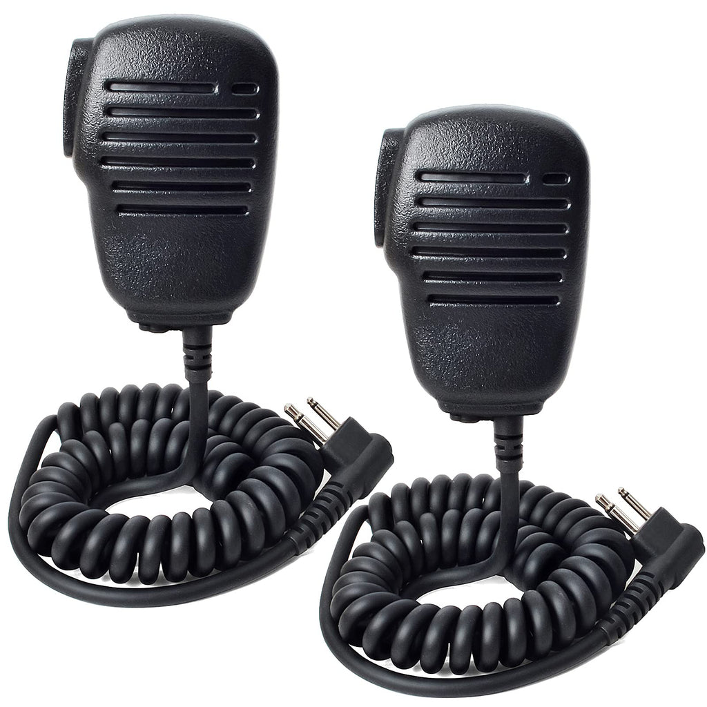 [Australia - AusPower] - HYS Handheld Speaker Mic with Reinforced Cable Water-Resistant (IP 54) Shoulder Microphone for BPR40 CP200D CP200 CP200XLS RDU4100 RDU4160D RMU2040 RMU2080D RMU2080 CLS DTR RDU Motorola Radios 