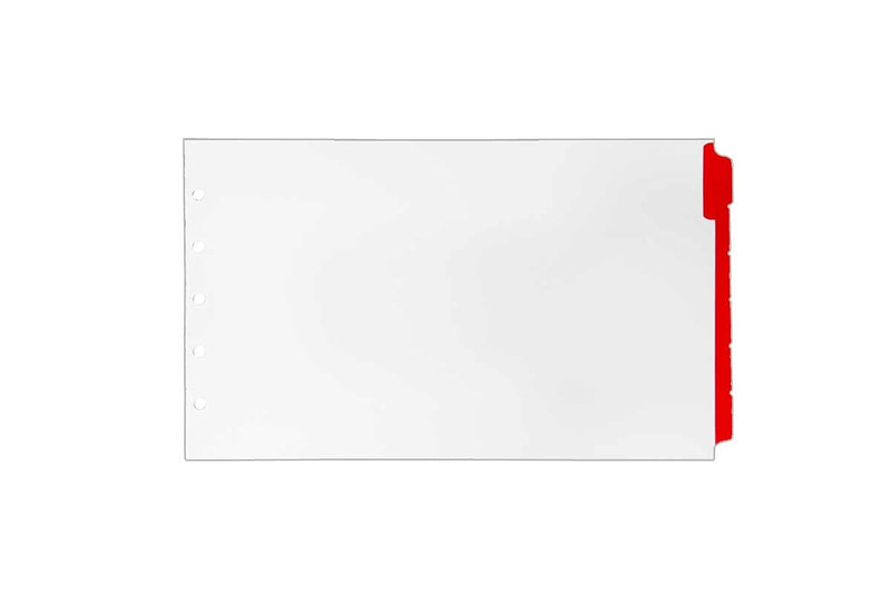 [Australia - AusPower] - LandscapeBinder-com, Landscape Tabs (Blank Red Tabs, 8 12In x 14In - Legal) Blank Red Tabs 8 1/2" x 14" - Legal 