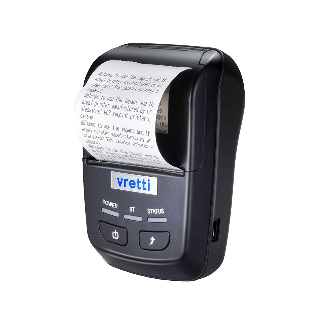 VRETTI Pocket Printer- Mini Bluetooth Portable Mobile Photo