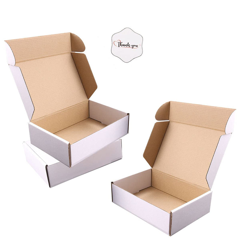 [Australia - AusPower] - Shipping Boxes.7" x 5" x 2"Inch Which is Anti-Impact Come with Exquisite Sealing Label.Suitable E-Commerce Packaging, Shipping Packaging.(10PCS) 7" x 5" x 2" 10PCS 