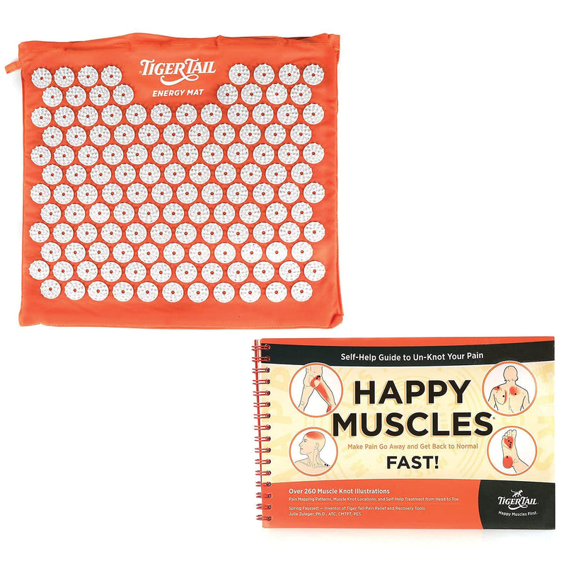 [Australia - AusPower] - Tiger Tail Bundle: Acupressure Energy Mat + Happy Muscles Book 