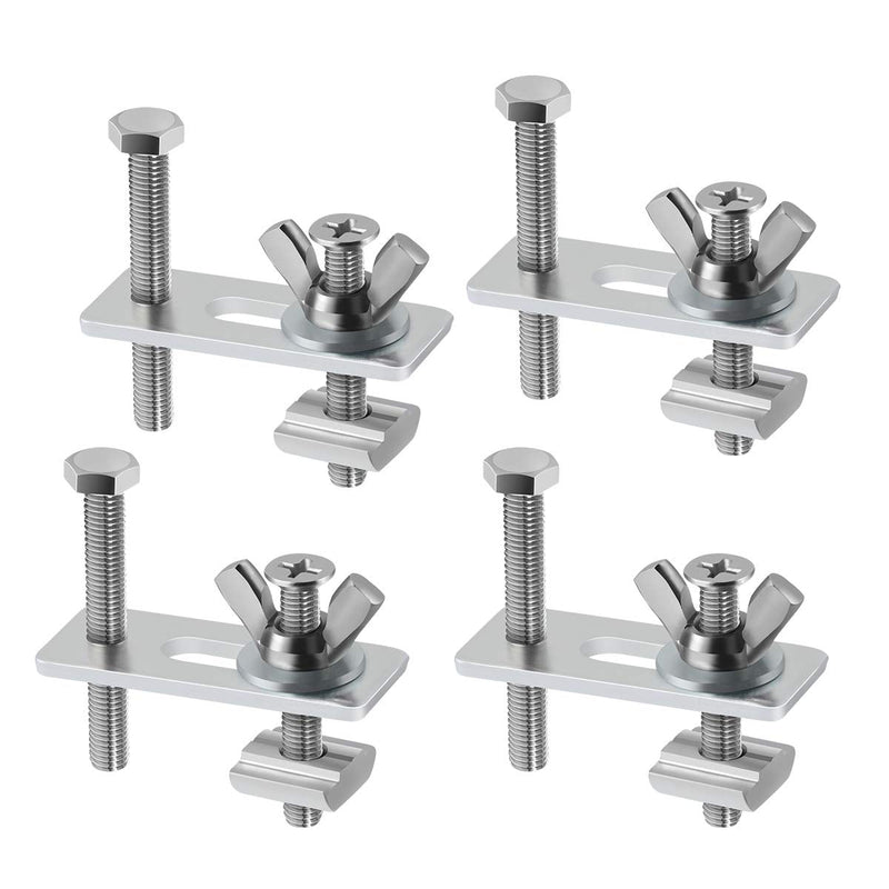 [Australia - AusPower] - Lenink 4 Pack Mini T Track Hold Down Clamps, T-Track Clamp Compatible with 3018-PRO,3018-MX3,3018-PROVer,1810-PRO CNC Router Machine 