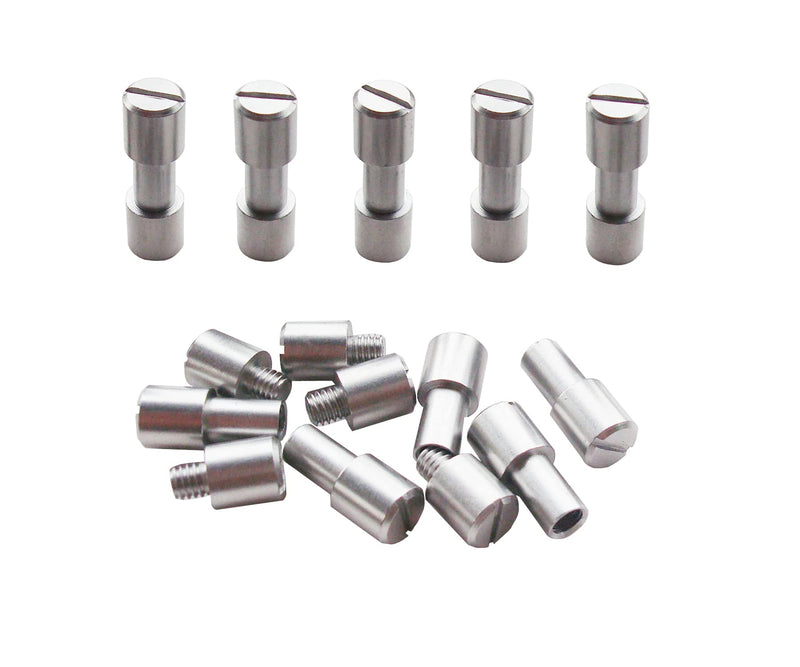 [Australia - AusPower] - NC HAISDA Stainless Steel Corby Bolts Fasteners EDC KnifeMakers Pivot Pin Rivets DIY Knife Handle Studs Screws Pack of 10 6 8mm 6.8mm 