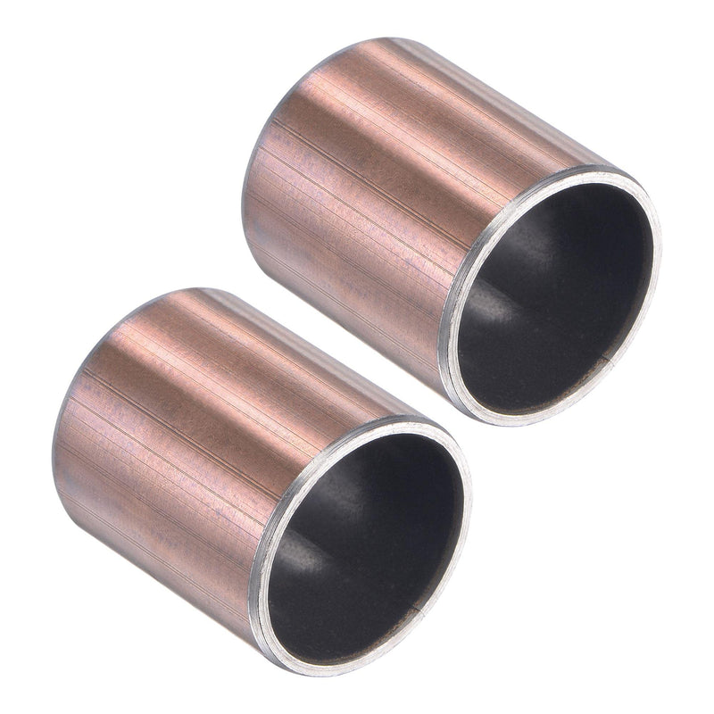[Australia - AusPower] - uxcell Sleeve Bearing 3/4" Bore x 7/8" OD x 1" Length Plain Bearings Wrapped Oilless Bushings 2pcs 