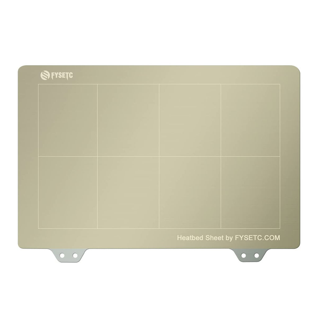 [Australia - AusPower] - FYSETC 3D Printing Flexible Platform Only Spring Steel Sheet Sticked with PEI 230 x150mm/9.0x5.9 inch No Magnetic Base Heated Bed Plate Compatible with Replicatr QIDI X-Pro Creator Pro 