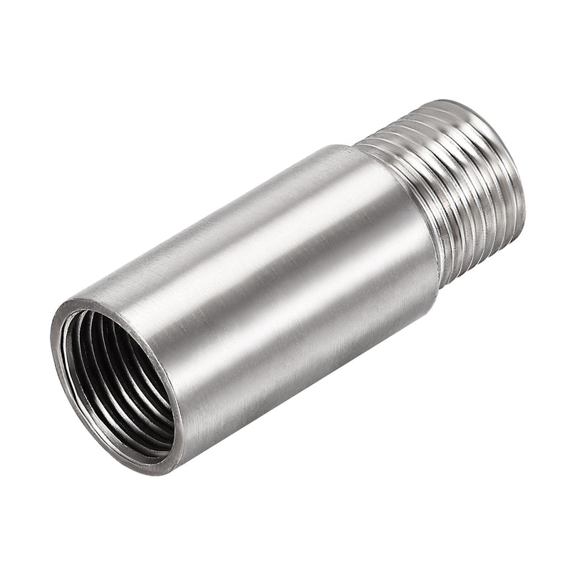 [Australia - AusPower] - uxcell Shower Head Extension Arm Stainless Steel 1/2PT Male to 1/2PT Female Thread 60mm Length Cast Pipe Fitting Coupler 