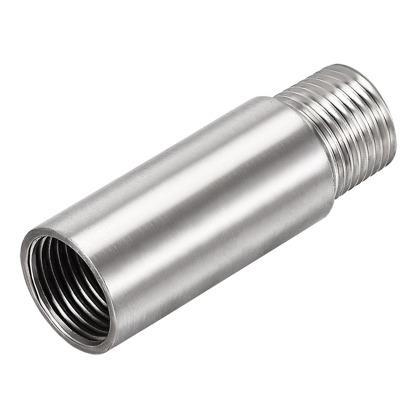[Australia - AusPower] - uxcell Shower Head Extension Arm Stainless Steel 1/2PT Male to 1/2PT Female Thread 70mm Length Cast Pipe Fitting Coupler 