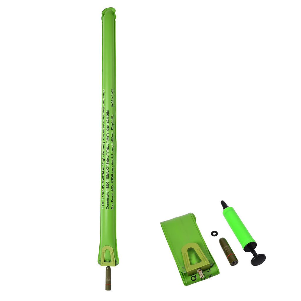 [Australia - AusPower] - TWAYRDIO VHF UHF Inflatable Handheld Radio Antenna SMA-Male Dual Band Portable High Gain Two Way Radio Antenna for YAESU VX-6R FT-60R Retevis RT82 RT3 TYT MD-380 MD-UV380 