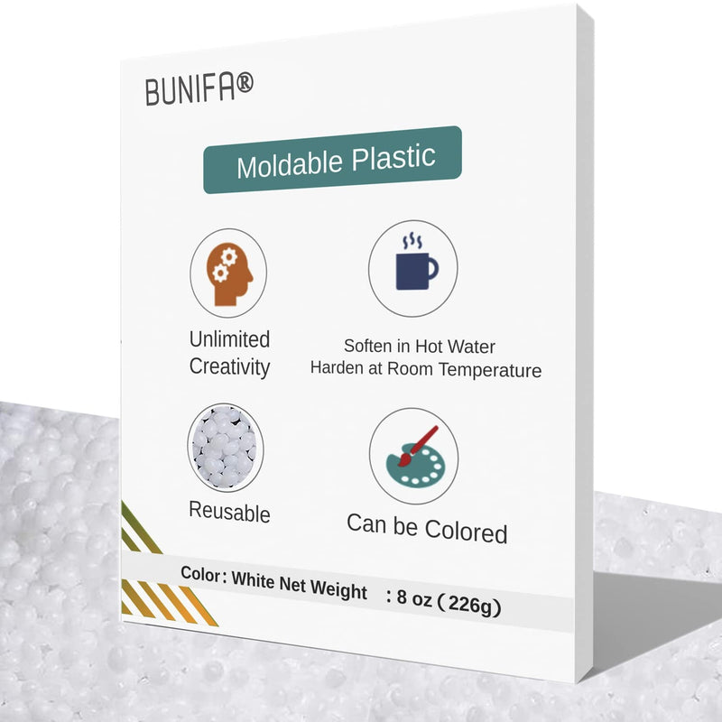 [Australia - AusPower] - Moldable Plastic, 8 Ounce Polymorph Plastic Thermoplastic Beads 