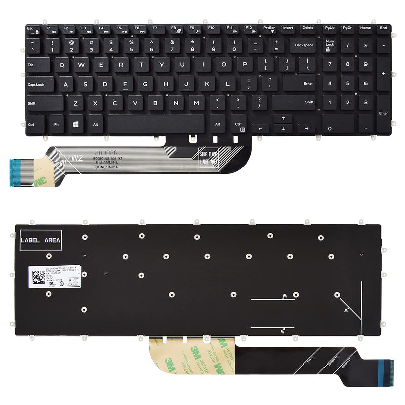 [Australia - AusPower] - SUNMALL Replacement Keyboard Compatible with Dell Inspiron 3579 3583 3779 5565 5567 5570 5575 5587 7566 7567 7577 7588 5767 5770 5775 7773 7778 7779 Laptop. (No Backlight) 