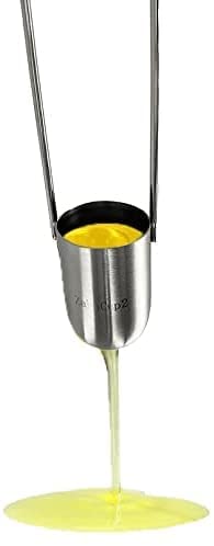 [Australia - AusPower] - YFYIQI Stainless Steel Zahn Viscosity Cup Viscometer for Medium Viscosity Oil Mixed Paint Latex Paint Hole Diameter 3.8 mm Viscosity Range 100cst to 800cst 