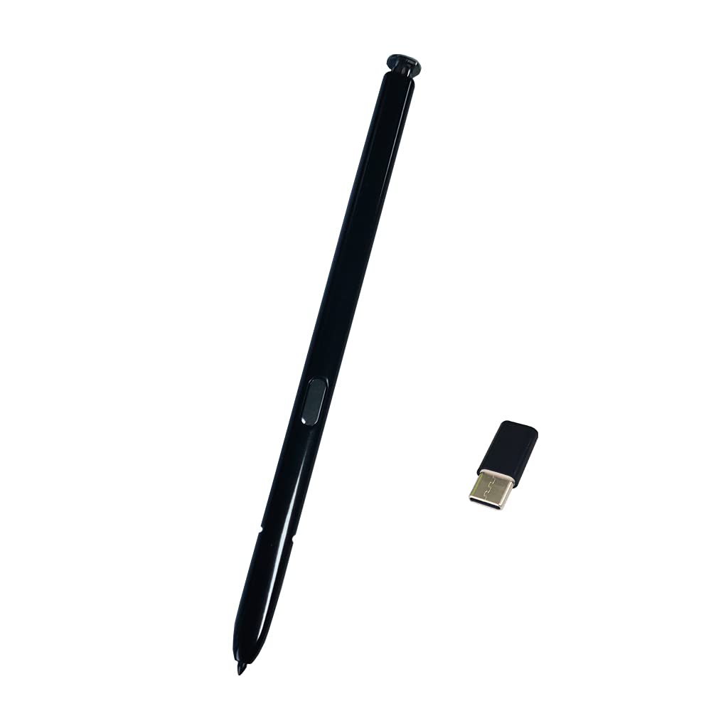 [Australia - AusPower] - Galaxy Note 20 Stylus Pen Replacement for Samsung Galaxy Note 20 Note 20 Ultra 5G (Without Bluetooth) Stylus Touch S Pen with Type-c Adapter (Black) 