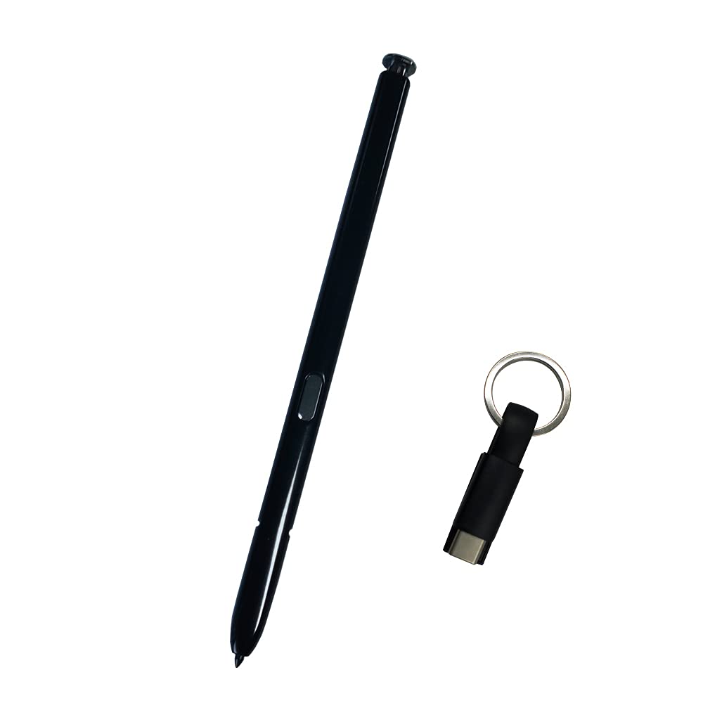 [Australia - AusPower] - Galaxy Note 20 Stylus Pen Replacement for Samsung Galaxy Note 20 Note 20 Ultra 5G (Without Bluetooth) Stylus Touch S Pen + Micro USB to Type-c Charger Cable (Black) 
