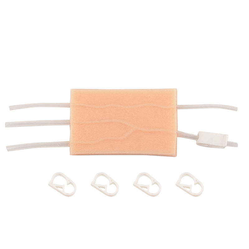 [Australia - AusPower] - Ultrassist IV Insertion/Injection Training Pad with Simulated Dermatoglyph and Raised Veins for Nursing Student Training, Practice and Education 