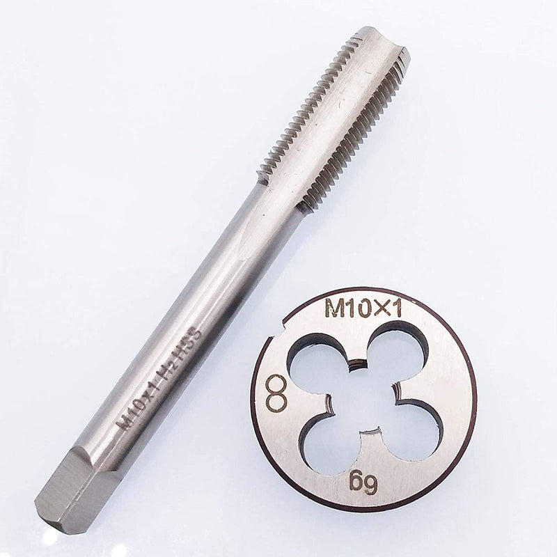 [Australia - AusPower] - WASTOREEL 10mm x 1 HSS Metric Right Hand Thread Tap and Die Set (M10 x 1mm) M10 x 1mm 