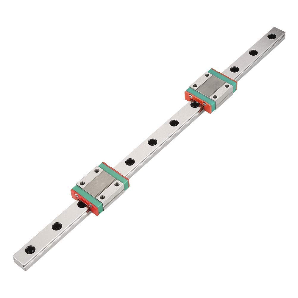 [Australia - AusPower] - MGN12 Linear Rail Guide with MGN12H Linear Bearing Sliding Block for Ender 3 Corexy Tronxy 3D Printers Upgrades and CNC Machine (2pcs of Pack 200mm) 2PCS 200MM H-type 