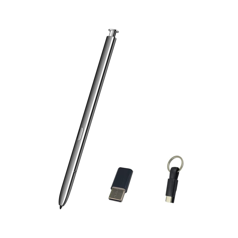[Australia - AusPower] - Galaxy Note 20 Stylus Replacement for Samsung Galaxy Note 20 5G Stylus Touch S Pen with 1 x C-Type Adapter,1 x USB to Type-C Cable Without Bluetooth (Mystic Gray) 