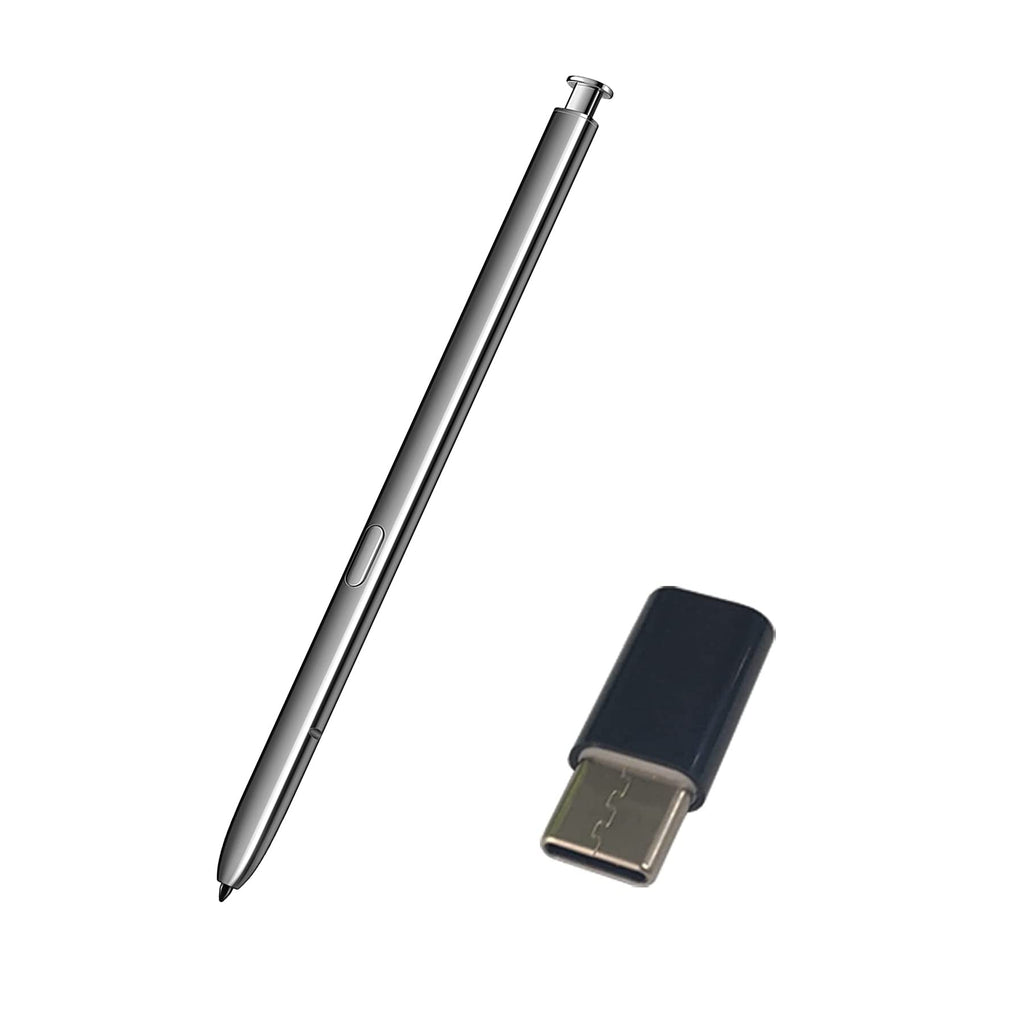 [Australia - AusPower] - Galaxy Note 20 Stylus Replacement for Samsung Galaxy Note 20 5G Stylus Touch S Pen with 1 X C-Type Adapter Without Bluetooth (Mystic Gray) 