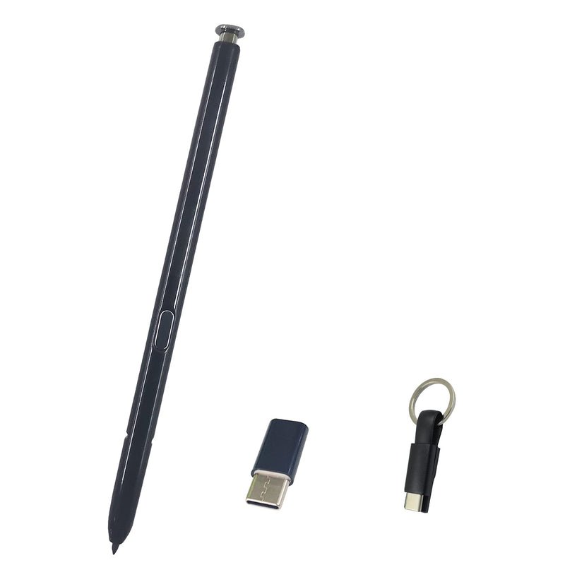 [Australia - AusPower] - Black Galaxy Note 20 Stylus Pen Replacement for Samsung Galaxy Note 20 Note 20 Ultra 5G (Without Bluetooth) Stylus Touch S Pen with 1 X C-Type Adapter,1 x USB to Type-C Cable 
